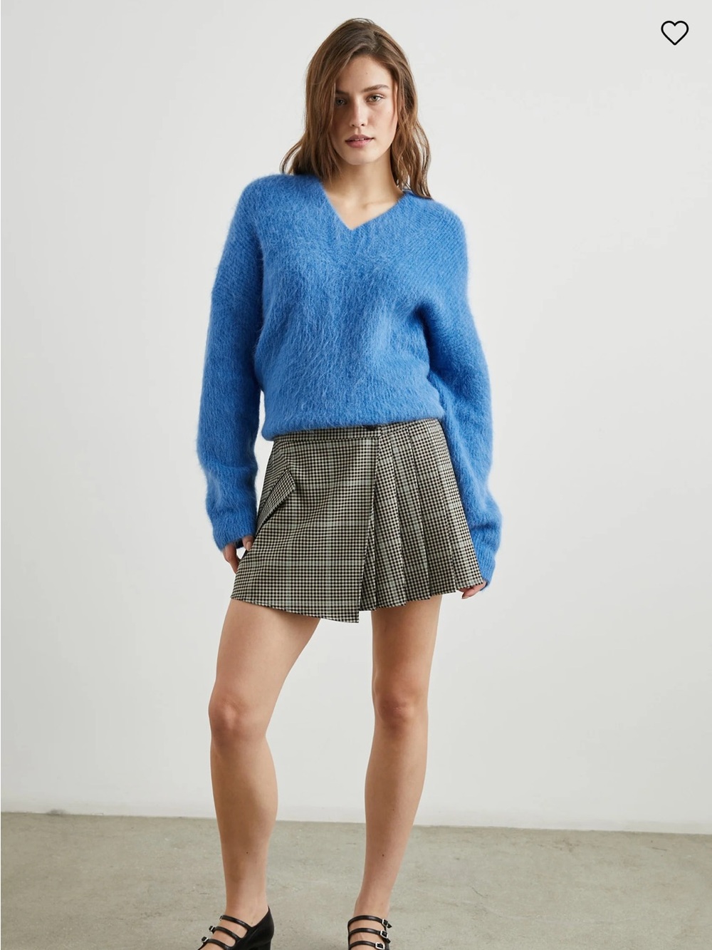NWT Rails Houndstooth Pleated Mini Skirt